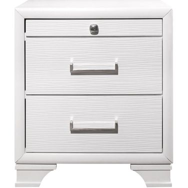 Jordyn Nightstand In White