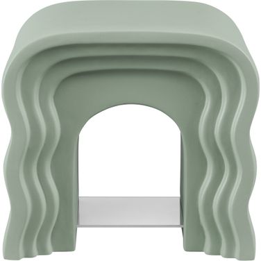 Jorin Squiggle Side Table In Sage