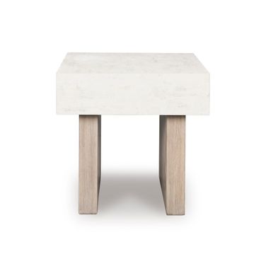 Jorlaina End Table In Light Grayish Brown