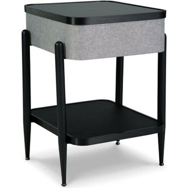 Jorvalee Gray And Black Accent Table