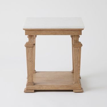 Josephine Side Table In Blackened Oak