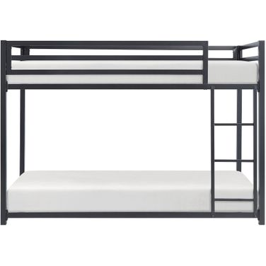Jovie Twin Over Twin Bunk Bed In Black