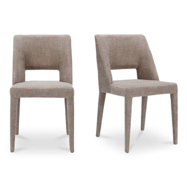 Joyce Dining Chair Set of 2 In Light Brown