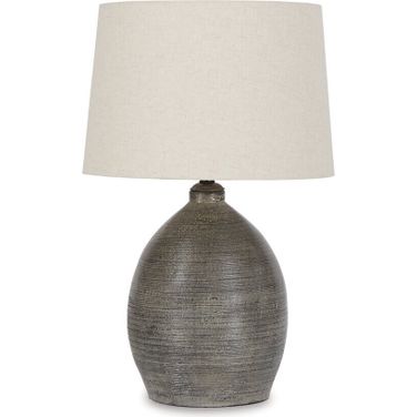 Joyelle Gray Terracotta Table Lamp
