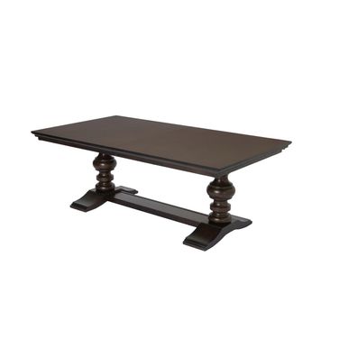 Juanita Extendable Dining Table with 24 Inch Removable Leaf In Cappuccino