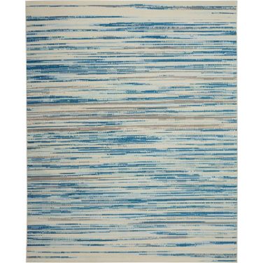 Jubilant Blue 8'6" x 12' Area Rug