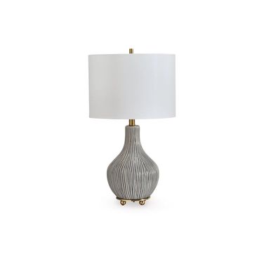 Judlen Table Lamp In Gray and Gold