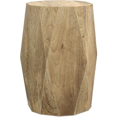Judson Solid Mango Side Table In Natural