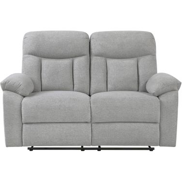 Jules Double Reclining Loveseat In Gray