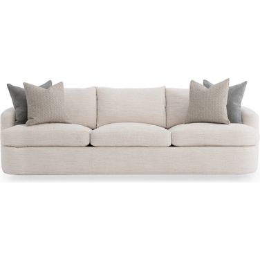 Jules Fabric Sofa In Cream Boucle