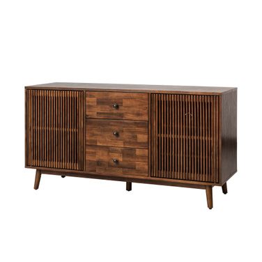 Julius 3-Drawer Sideboard In Walnut
