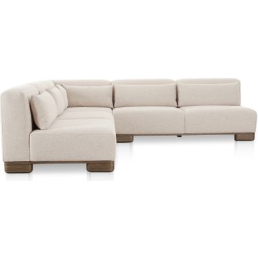June Corner Modular Sectional In Oatmeal