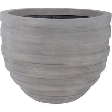 June Large Raw Gray Planter