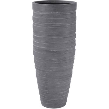 June Slim Planter In Raw Gray In Lg