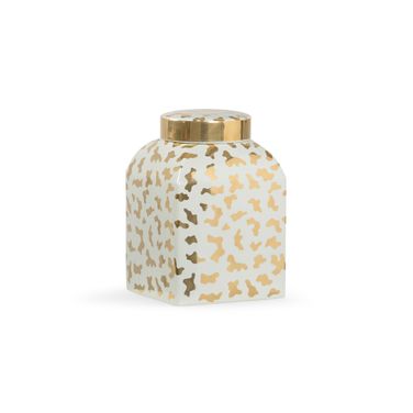 Jungle Ginger Jar - Frostworks In Gold and Green