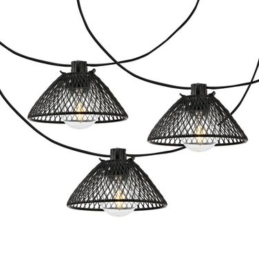 Junia Led Outdoor String Lights in Black