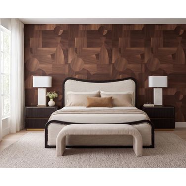 Junia Platform Bedroom Set In Hailey Moon