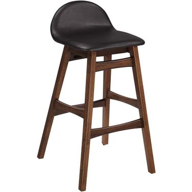 Juno Wood Bar Stool Set of 2 In Brown