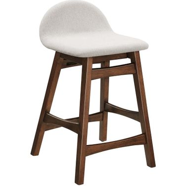 Juno Wood Counter Stool Set of 2 In Ivory