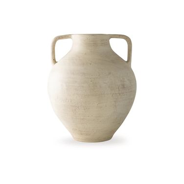 Justy Vase In Antique Beige