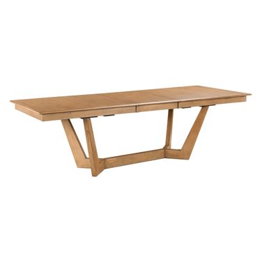 Kafe 80 Inch Rectangular Trestle Table In Cappuccino