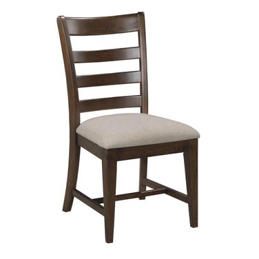 Kafe Ladder Back Chair Set of 2 In Mocha