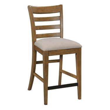Kafe Tall Ladder Back Chair Set of 2 In Latte