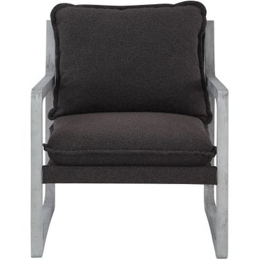 Kai Upholstered Accent Chair In Black