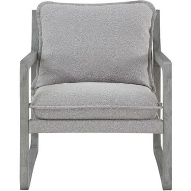 Kai Upholstered Accent Chair In Gray