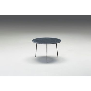 Kaii Black Marble Low End Table