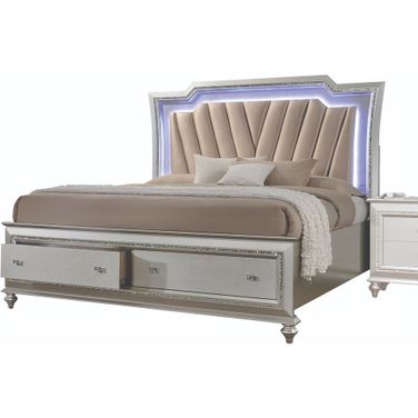 Kaitlyn Storage Bed (Champagne)(California King)