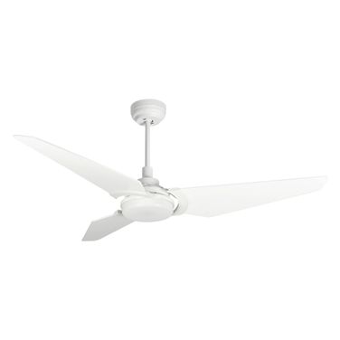 Kaj 56 Inch 3-Blade Smart Ceiling Fan with LED Light and Remote In White