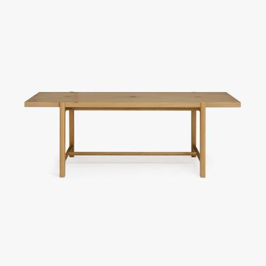 Kaja Oak Dining Table In Light Natural Oak