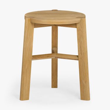 Kaja Oak Side Table In Light Natural Oak