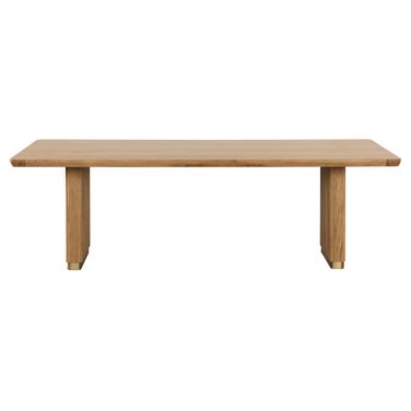 Kalla 96 Inch Rectangular Dining Table In Rustic Oak