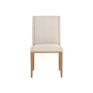 Kalla Dining Chair Set of 2 In Monument Oatmeal