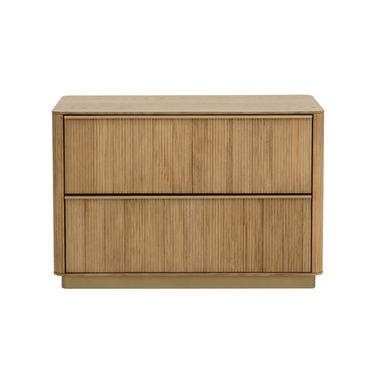 Kalla Large Nightstand In Rustic Oak