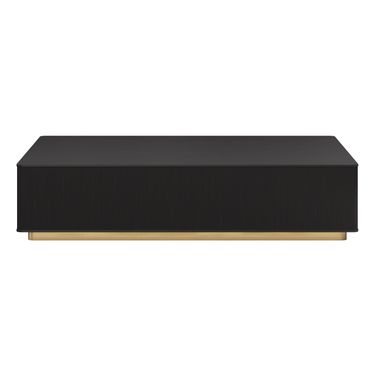 Kalla Rectangular Coffee Table In Charcoal