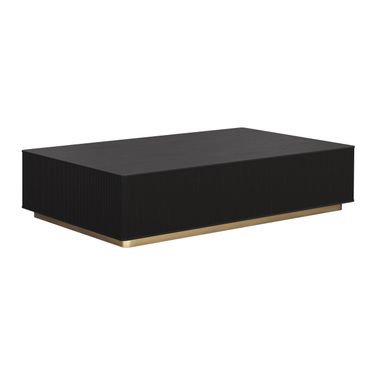 Kalla Rectangular Coffee Table In Charcoal