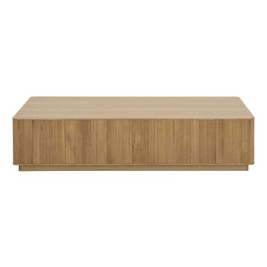 Kalla Rectangular Coffee Table In Rustic Oak
