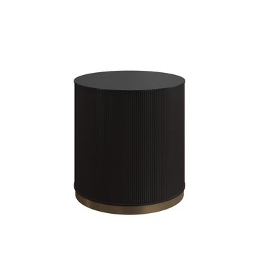 Kalla Side Table In Charcoal