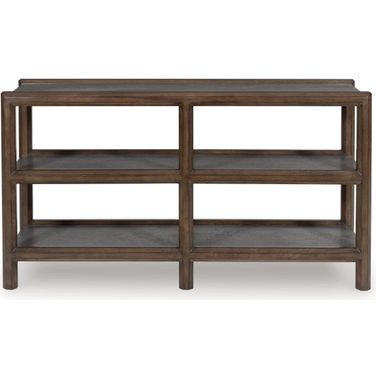 Kallenny Sofa Table In Gray and Brown