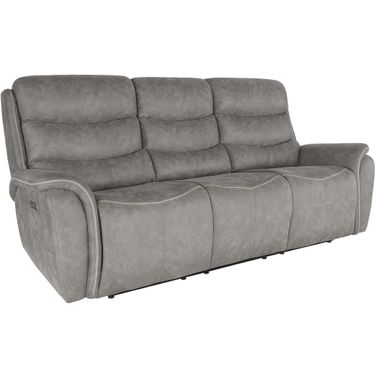 Kamari Sofa with Power Headrest and Footrest In Gray