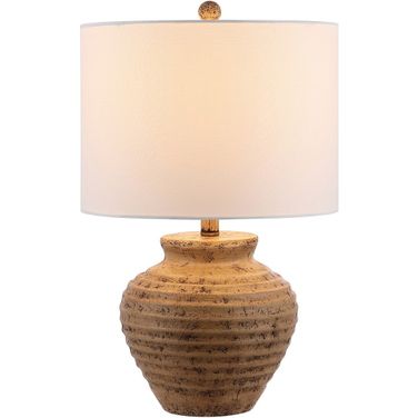 Kamryn Resin Table Lamp in Brown