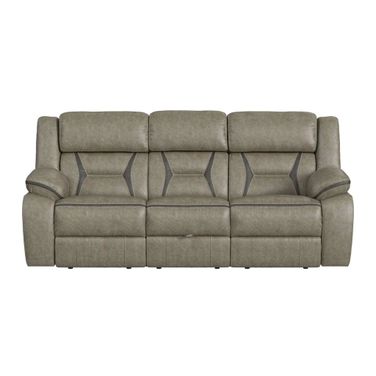 Kaoru Motion Sofa with DDT and Drawer In Grey