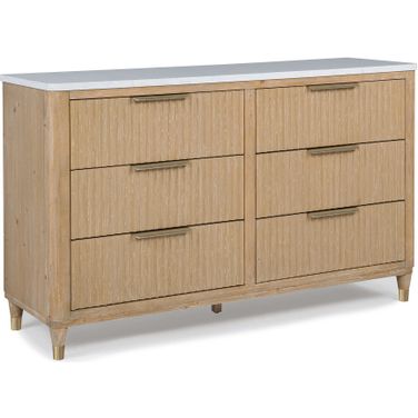 Kara Dresser In Cerused Natural