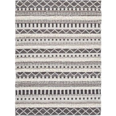 Karalee Ivory And Brown Large Rug