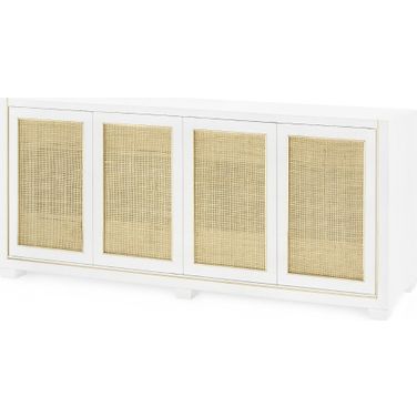 Karen 4-Door Cabinet In Vanilla