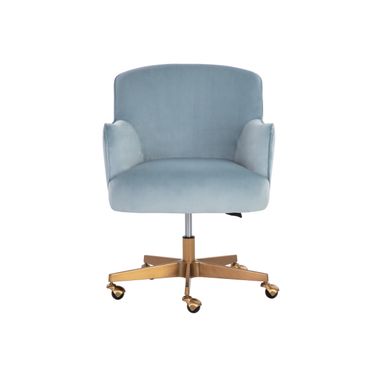 Karina Office Chair In Cornflower Blue Sky