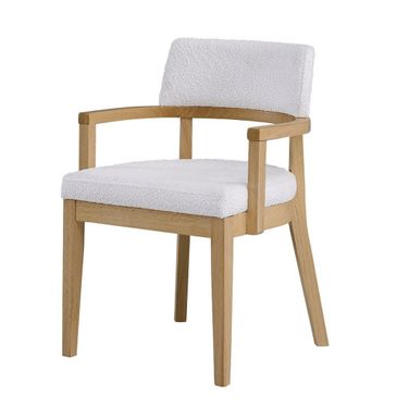 Kasem Arm Chair Set of 2 In Gorge and Oak